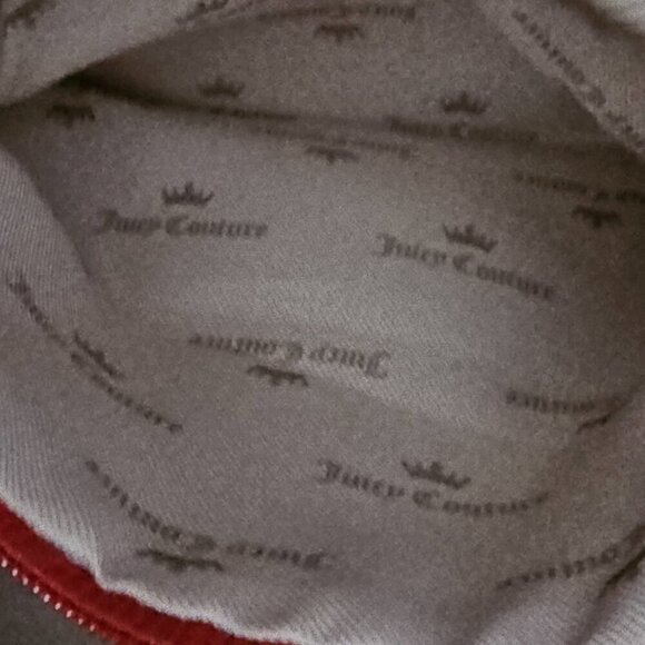 Juicy Couture Style 600 Vegan Leather Red Handbag - Picture 6 of 16